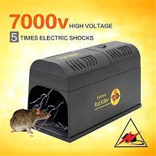 Electric mouse traps solve these problems and more with a safe, humane approach to stop your pest problem. Black 7000v 5 Times Electric Shocks High Voltage Rodent Trap Machine Mice Mouse Rat Bait Cage Catch Rodent Killer With Safety Protection Buy From 53 On Joom E Commerce Platform