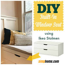 Check out our ikea hack selection for the very best in unique or custom, handmade pieces from our home & living shops. How To Build A Window Seat Made From Ikea Stolmen Simphome