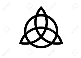 Triquetra, Trinity Knot, Wiccan Symbol For Protection. Vector Black Celtic  Trinity Knot Set Isolated On White Background. Wiccan Divination Symbol,  Ancient Occult Symbols Royalty Free Cliparts, Vectors, And Stock  Illustration. Image 123109985.