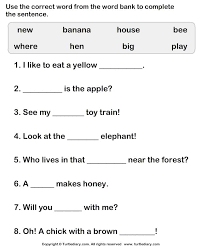 Sentence Worksheets 1st Grade Worksheets English Worksheets For Kids French Worksheets