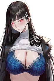 celyn404, blue archive, rio (blue archive), 1girl, black hair - Anime R34