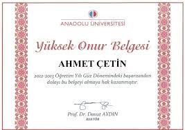 En az 30 akts kredilik ders alıp, aldığı bütün derslerden başarılı olan, dönem not ortalaması 3,50 veya üzeri olanlar yüksek onur öğrencisi, not ortalaması 3,00 anadolu üniversitesi ( aöf ) 2021 final sınavı tarihlerini duyurdu ! Aof Yuksek Onur Belgesi Online Sinavim Blog