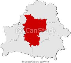Lade belarus karte und genieße die app auf deinem iphone, ipad und ipod touch. Karte Von Belarus Minsk Markiert Politische Karte Von Belarus Mit Den Verschiedenen Provinzen In Denen Minsk Hervorgehoben Canstock