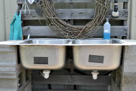 If you'd like to make a project like this one, there's a tools list, materials list, building directions, photos, and even a video to help you out. Diy Outdoor Sink Made With Cinder Blocks Rock Creek Diy