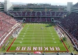 University of arkansas sports news and features, including conference, nickname, location and official social media handles. Razorback Stadium In Fayetteville Arkansas Is Home For The University Of Arkansas Razorbacks Arkansas Razorbacks University Of Arkansas Fayetteville Arkansas