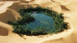 The word oasis came into english from latin: Desert Oasis Finished Projects Blender Artists Community
