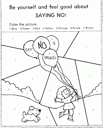 Free coloring pages of activity sheets trapezoid learning free. Just Say No Coloring Pages Coloring Home