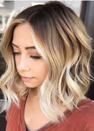 Bright Balayage Highlights With Dark Roots For Women 2019 In 2020 Hair Styles Short Hair Color Hair Styles 2017