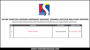 Aim claims to have the world's highest repayment rate, at 99.2%. Jawatan Kosong Terkini Koperasi Sahabat Amanah Ikhtiar Malaysia Berhad