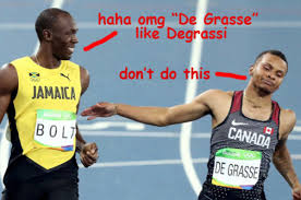 Show more posts from de6rasse. Everyone Made The Same Damn Joke About Canadian Track Star Andre De Grasse