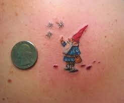 Gnome Tattoos 20 Spectacular Gnome Tattoo Designs Slodive Tattoos Mouse Tattoos Tiny Tattoos