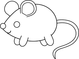 Cute Colorable Mouse Free Clip Art Free Clip Art Animal Coloring Pages Clip Art