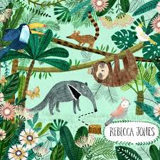Rebecca Jones Tropical Illustration Jungle Illustration Animal Illustration Kids