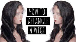 Let air dry for a few minutes before putting the wig on How To Detangle A Wig Yourself Choosing The Right Strategy