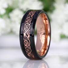 8mm 6mm Viking Tungsten Ring Mens Wedding Band Celtic Etsy Rose Gold Mens Wedding Band Mens Wedding Bands Tungsten Rings Mens Wedding Bands