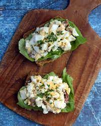 Keto Open Egg Salad Sandwiches Recipe Recipe Egg Salad Sandwich Recipe Recipes Egg Salad