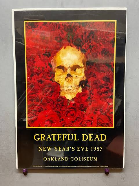 Grateful Dead New Year's Eve 1987 Original Concert Poster #07251 Phil  Cushway | eBay
