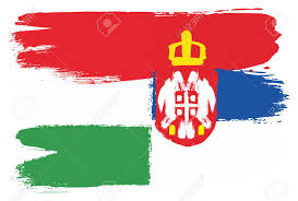 Die nationalflagge ungarns ist eine horizontale trikolore in rot, weiß und grün. Ungarn Flagge U Serbien Flaggen Vektor Handgemalt Mit Gerundeter Burste Lizenzfrei Nutzbare Vektorgrafiken Clip Arts Illustrationen Image 98028041
