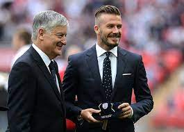 The footballing legends will put their mutual respect aside to cheer on their respective sides at wembley for the crunch euro 2020 clash. David Beckham Collects Uefa Award For 100 Caps At Wembley Alongside Sir Bobby Robson Daily Mail Online