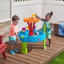 Make A Splash All Summer Long With This Terrific Towering Play Table Check Out The Seaside Showers Water Table Avai Water Table Kids Water Table Summer Toys