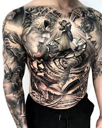 Black And Grey Realism Tattoo Artists Matias Noble S Black And Grey Realistic Tattoo Chest Tattoo Men Tattoo Artists Chest Tattoo