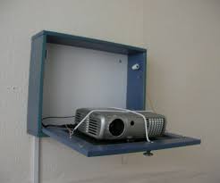 Projector Hidden Cabinet Projector Shelf Diy Projector Hidden Cabinet