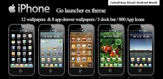 Iphone Go Launcher Ex Theme V13 1 Iphone Android Theme Wallpaper App