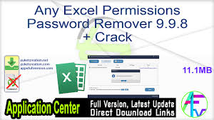 This unlock pdf app is free and easy to remove password pdf from pdf file. Any Excel Permissions Password Remover 9 9 8 Crack Free Download