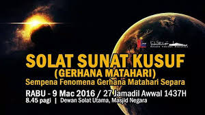 Menurutnya, melalui solat sunat itu, khatib meminta jemaah memperbanyakkan taubat dan membuat kebajikan di samping menjauhi maksiat dan perkara yang melalaikan. Solat Sunat Gerhana Matahari Kusuf Eintan Nurfuzie Lifestyle Beauty Travel Tips Rawatan Kucing Review