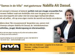 De vakbonden hoopten op excuses na haar. Dames In De Villa Met Nabilla Ait Daoud N Va Stabroek