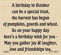 Birthday Sentiments For Friend October Birthday Greeting 446g Birthday Verses Card Sayings Birthday Verses For Cards
