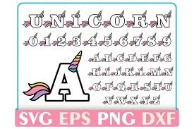 Botanical alphabet, creative lettering type design and typography inspiration for capi students, with thanks to typographer seth mach, letter, . Unicorn Alphabet Letter Svg Instant Download Cut File 421162 Svgs Design Bundles