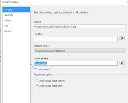 Setting Custom Colors For The Column Chart Report Type In