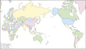 The simple world map is the quickest way to create your own custom world map. World Pacific Ocean Centered Mental Health Partners