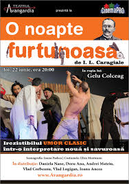 Și de ce „o noapte furtunoasă? Afis O Noapte Furtunoasa M 1 Jpg Teatrul Avangardia