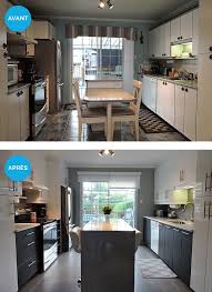 Realisations Eco Cuisine Design Avant Apres Refacing Armoires Cuisine Cuisines Design Armoire De Cuisine Cuisines Rustiques Modernes