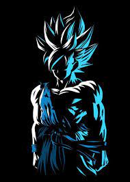God Blue God Blue Gallery Quality Print On Thick 45cm 32cm Metal Plate Each Displate Print Verified By The Pr Dragon Ball Art Anime Dragon Ball Dragon Ball