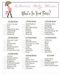 Printable Baby Shower Game Whats In Your Purse By Photogreetings 10 00 Unisex Baby Shower Baby Shower Printables Free Baby Shower Games