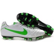 Nike Tiempo Legend Iv Elite Fg Soccer Cleats White Green Silver