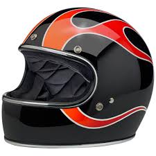 Biltwell Gringo Dice Flames Helmet