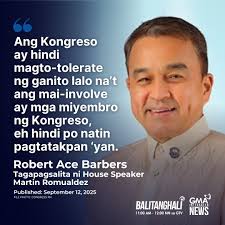 Wala raw kukunsintihin ang House of Representatives sa mga miyembro nito na  madadawit sa maanomalya umanong flood control projects. Panoorin ang buong  panayam: https://youtu.be/2kHqNIFI6qI Para sa ibang updates, tumutok sa  Balitanghali, 11