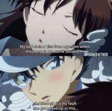 More images for kaito kid kiss ran » 35 Anime Pickup Lines Ideas Lelaki Anime Anime Misai
