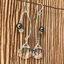 First, this drop dead gorgeous silver earrings from. Fish Lure Inspired Earrings Swarovski And Pearls Jess Ann Jewelry