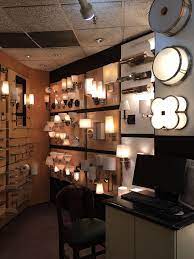 A Corner Of The Bath Accessories And Lighting Showroom At Hardware Designs Hardwaredesigns Bathli Showroom Interior Design Showroom Design Lighting Showroom
