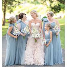 One Shoulder Floor Length Sweetheart Tulle Bow Knot Long Bridesmaid Dress Bd0499 Bridesmaid Dresses Online Long Bridesmaid Dresses Bridesmaid Dresses Plus Size