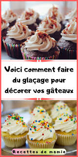 Comment Faire Du Glacage Pour Decorer Vos Gateaux Cupcake Recipes Food Desserts