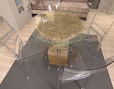 The color is called ocean mist, which is somewhat of a soft sea glass. 46 Glass Table Ideas Glass Table Table Decor