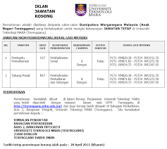 Pensyarah kanan gred dm51 3. Jawatan Kosong Uitm Dungun 2021 Surat R