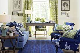 Calico Home Blue And Green Living Room Home Decor Living Room Green