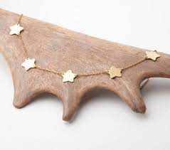 Tribeca Necklace As Worn By Zoe Ball Gold Charm Necklace Star Charm Necklace Charm Necklace
